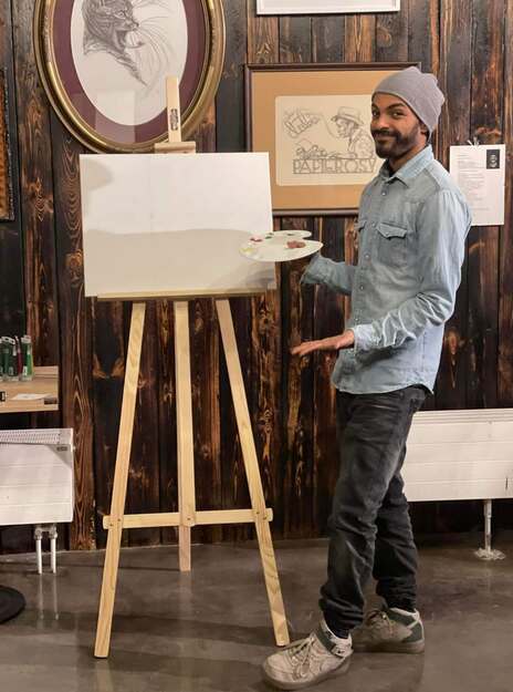 me and my paintings
